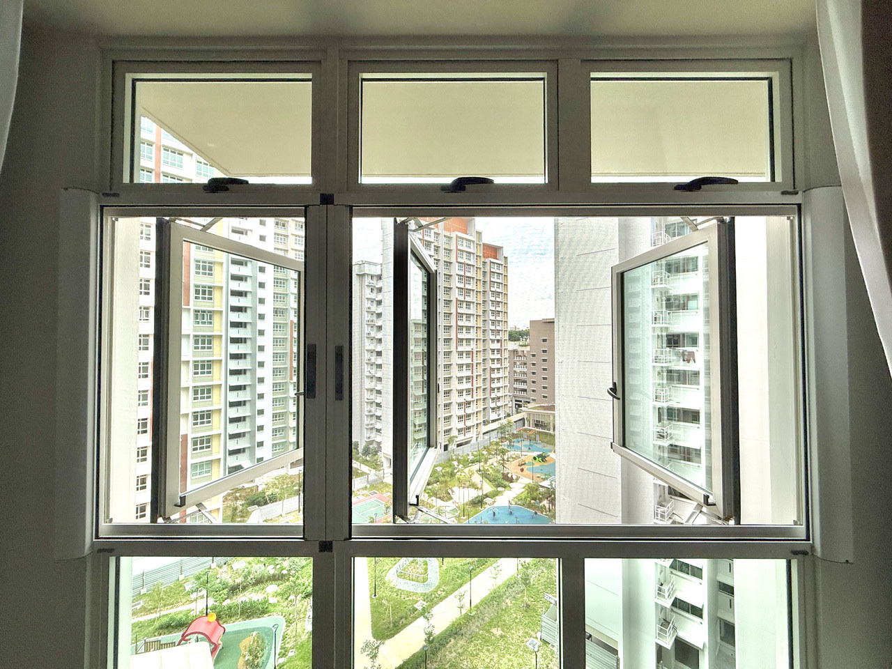 Retractable Pet-Friendly Mesh installed in a family home