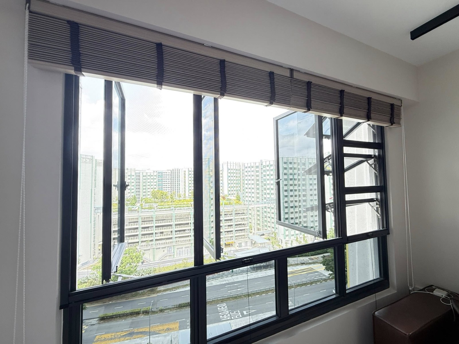 Retractable Insect Mesh installed in a real Singapore home
