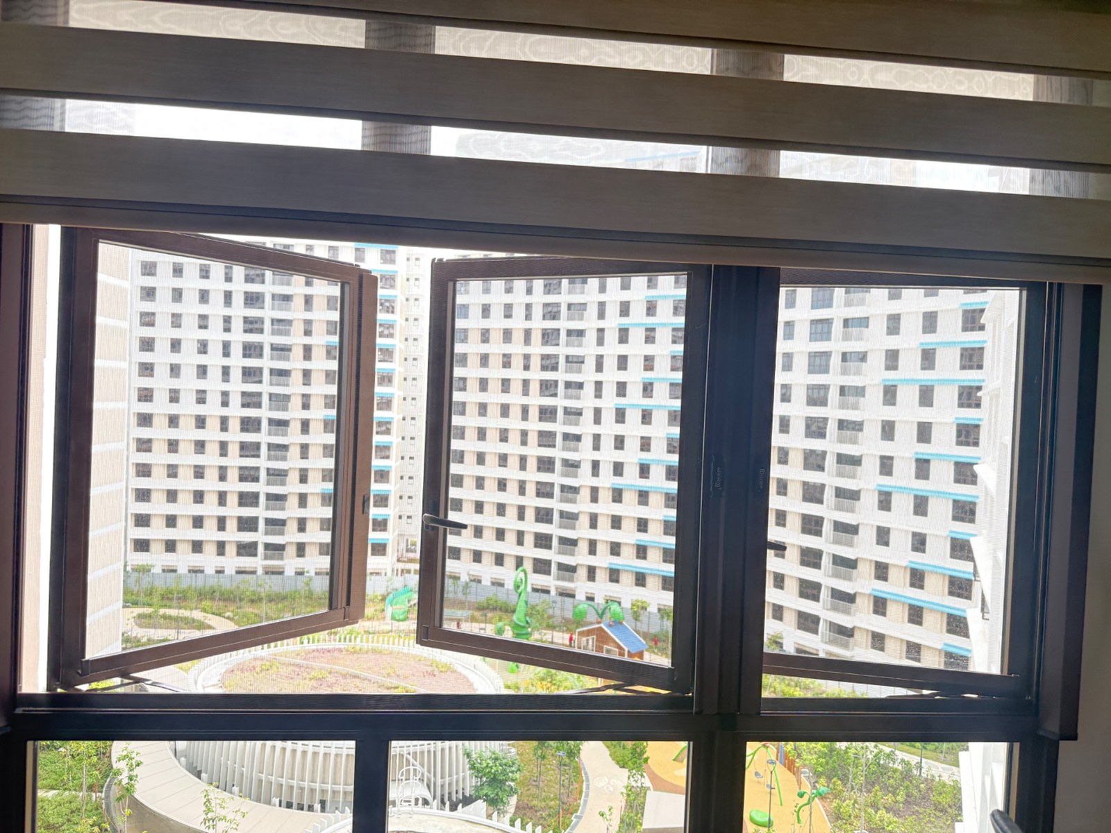 Retractable Insect Mesh installed in a real Singapore home