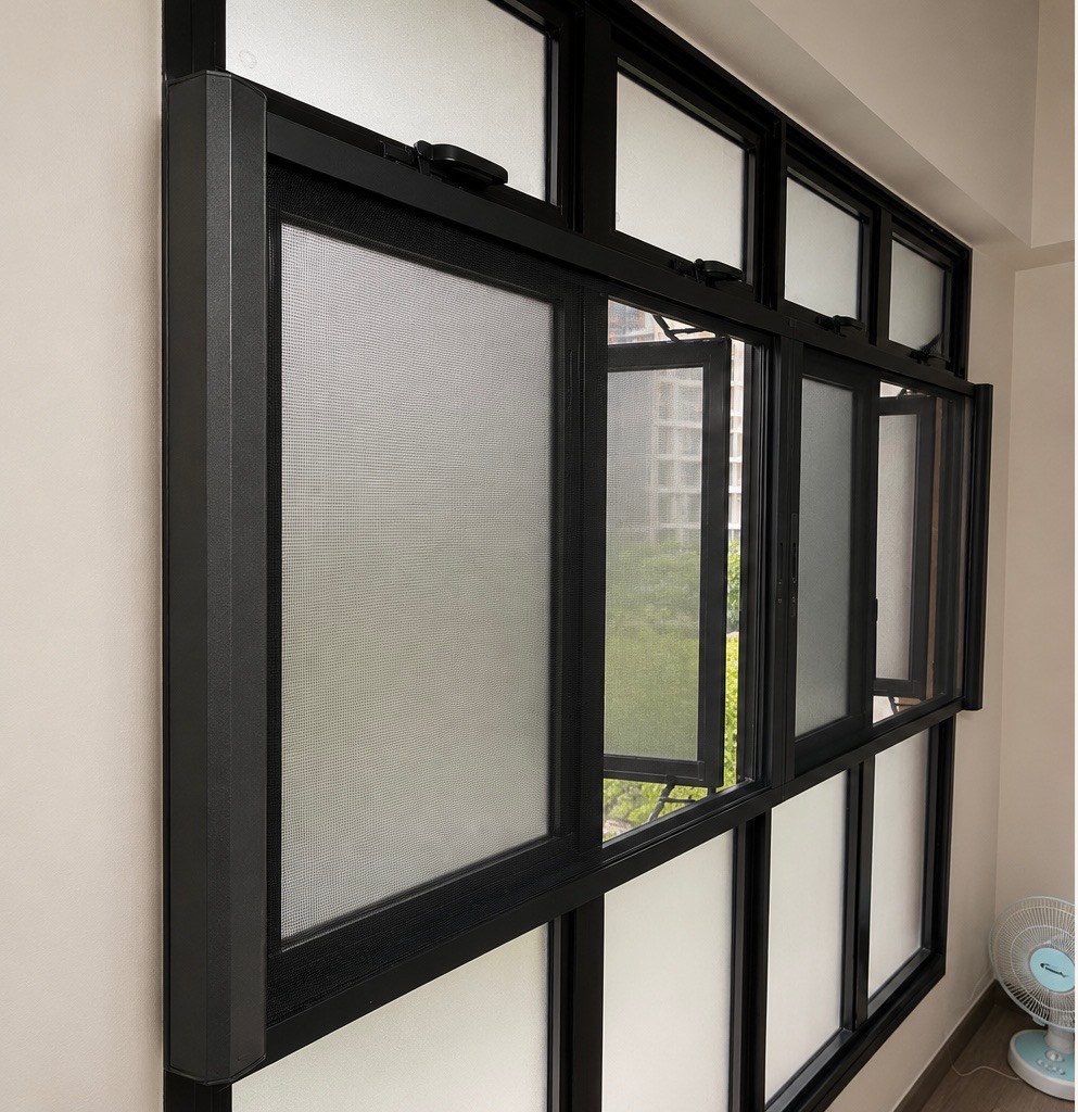Pet-Friendly Mesh fitted to a Singapore home window