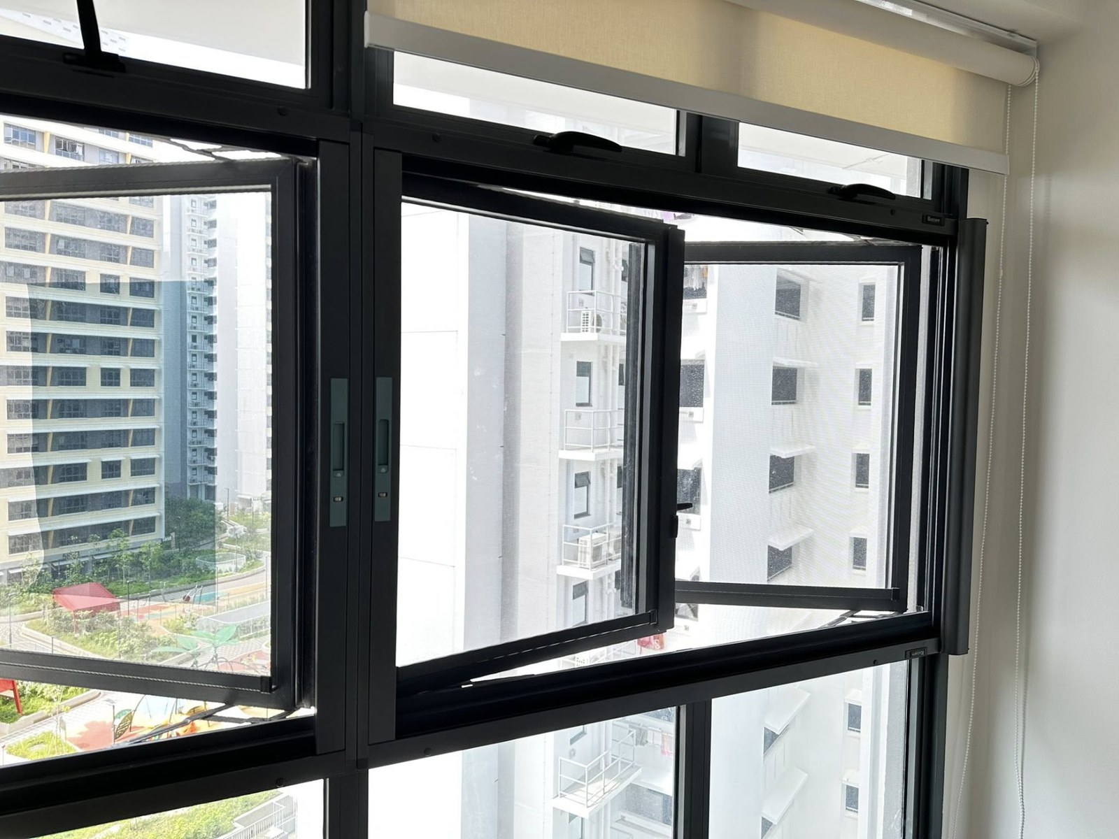 Retractable Pet-Friendly Mesh installed in a real Singapore home