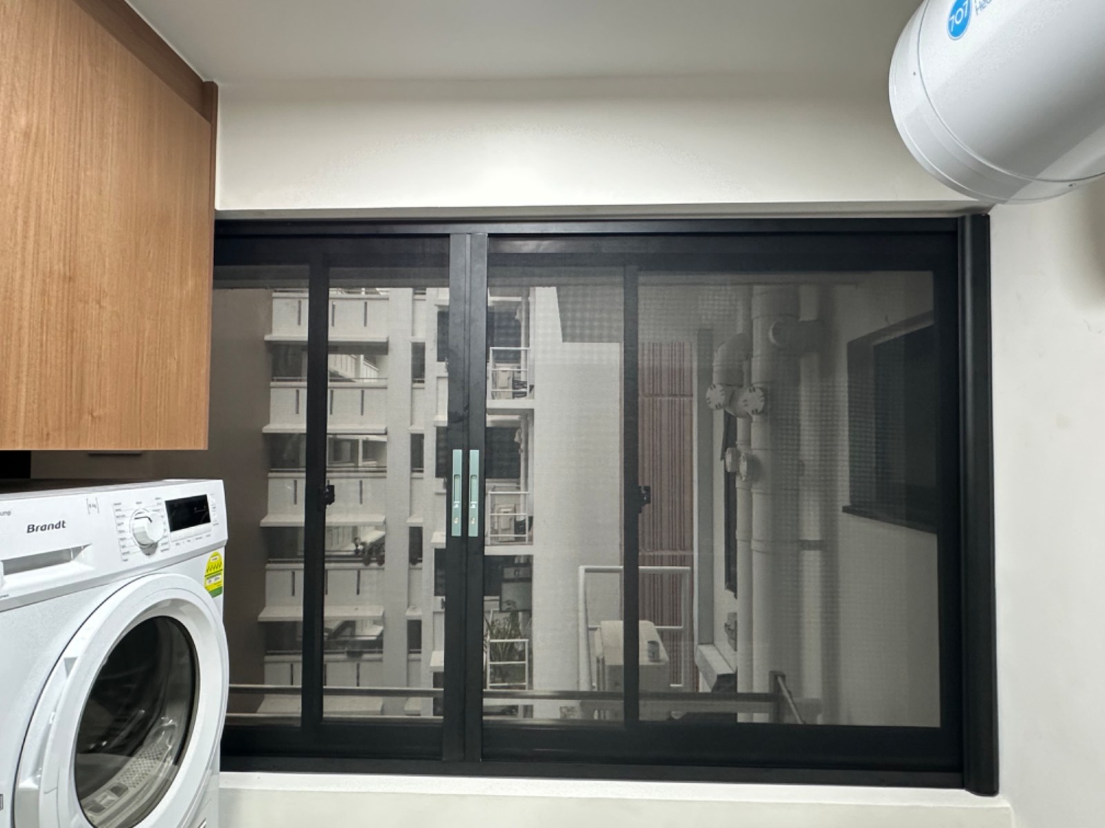 Retractable Pet-Friendly Mesh installed in a real Singapore home