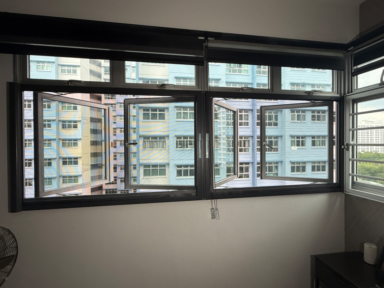 Retractable Pet-Friendly Mesh installed in a real Singapore home