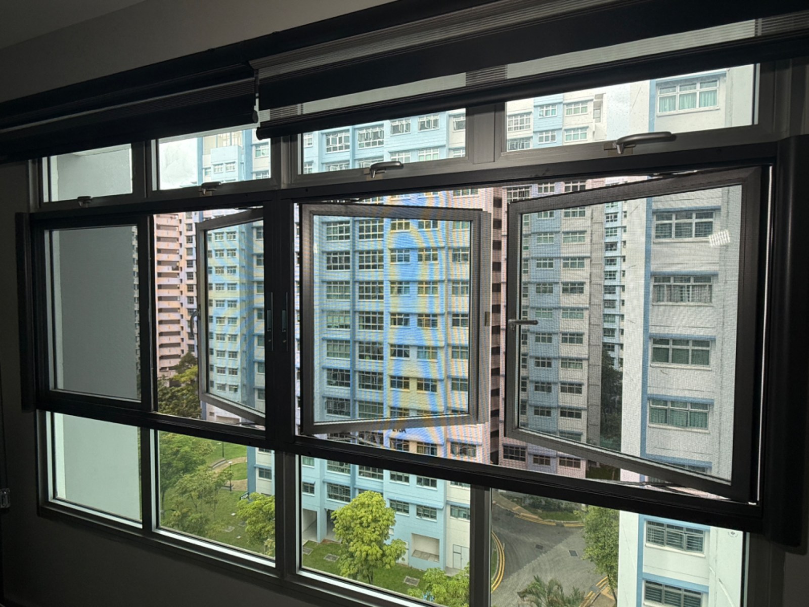 Retractable Pet-Friendly Mesh installed in a real Singapore home